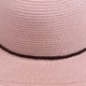 thumbnail image 4 of Mujer Lady Floppy Sun Hat Wide Brim Beach Cap Plegable Rosado Soledad Sombrero de paja de mujer, 4 of 9