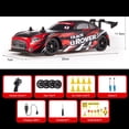 thumbnail image 5 of Lilian&Gema 1:24 Scale RC Drift Car, 4WD Remote Control Car for Kids Adults, 20KM/H High Speed Racing Vehicle with 2 Batteries, RC Cars Racing Sport Toy for Boys Girls, Red, 5 of 10