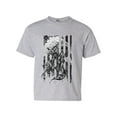 thumbnail image 1 of Native American Flag Patriotic Support DT Youth Kids T-Shirt Tee, 1 of 2