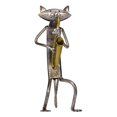 thumbnail image 2 of Too Arts A Playing Cat Metal Sculpture Statue Handwork Handicrafts 3 Funny Design, 2 of 9