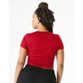thumbnail image 3 of BELLA + CANVAS Women's Micro Rib Baby Tee, 3 of 5