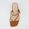 thumbnail image 6 of Cushionaire Women's Madrid Strappy Kitten Heel Sandals +Memory Foam, Wide Widths Available, 6 of 6
