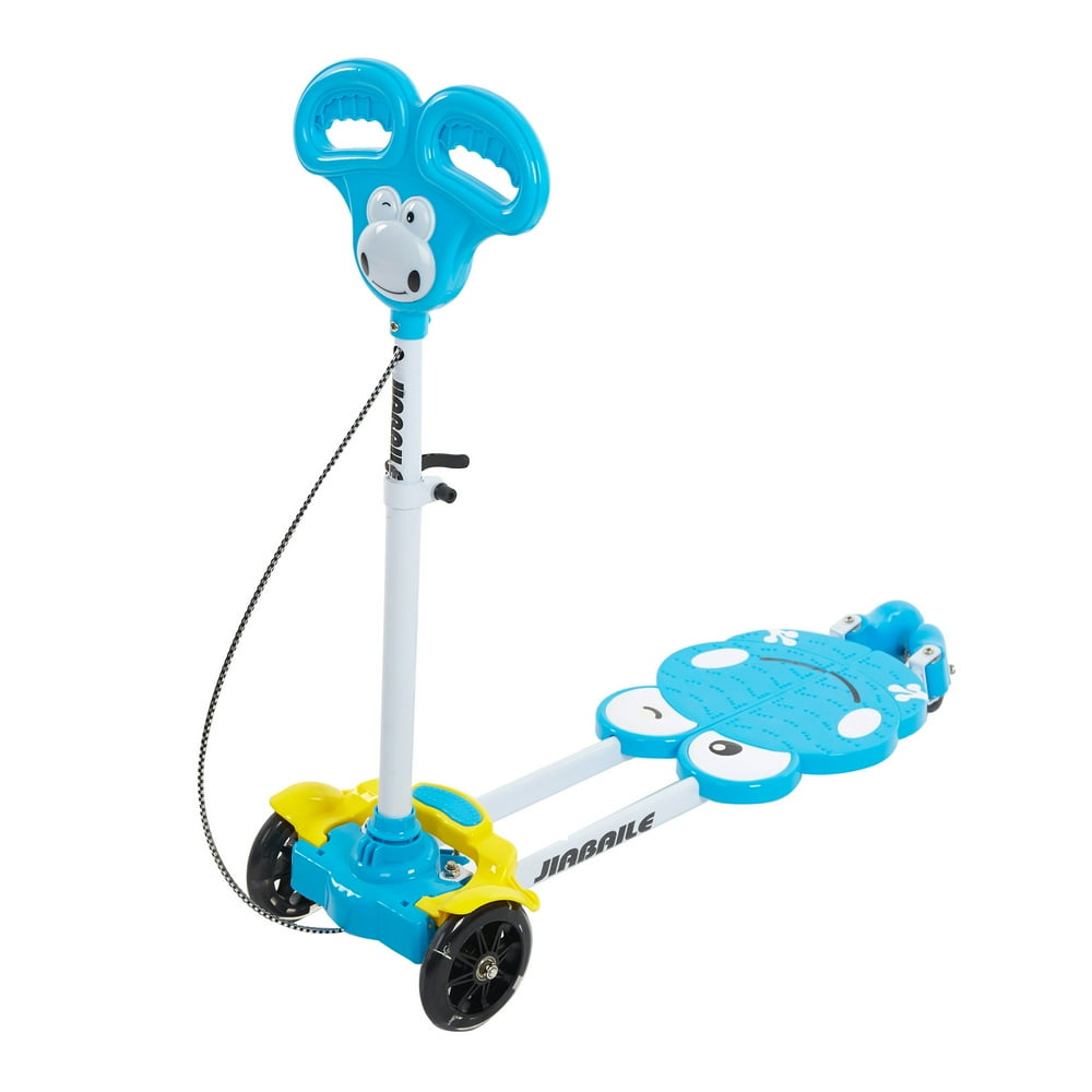 KARMAS PRODUCT Children Kickboard Push Swing Scooter 4 Wheel Kick