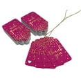thumbnail image 3 of Inkdotpot Gold Foil Paper Hang Tags ThankYou Bridal Shower-Baby Shower-Retirement-Wedding-Birthday Favor Tags 50 Pack, 3 of 6