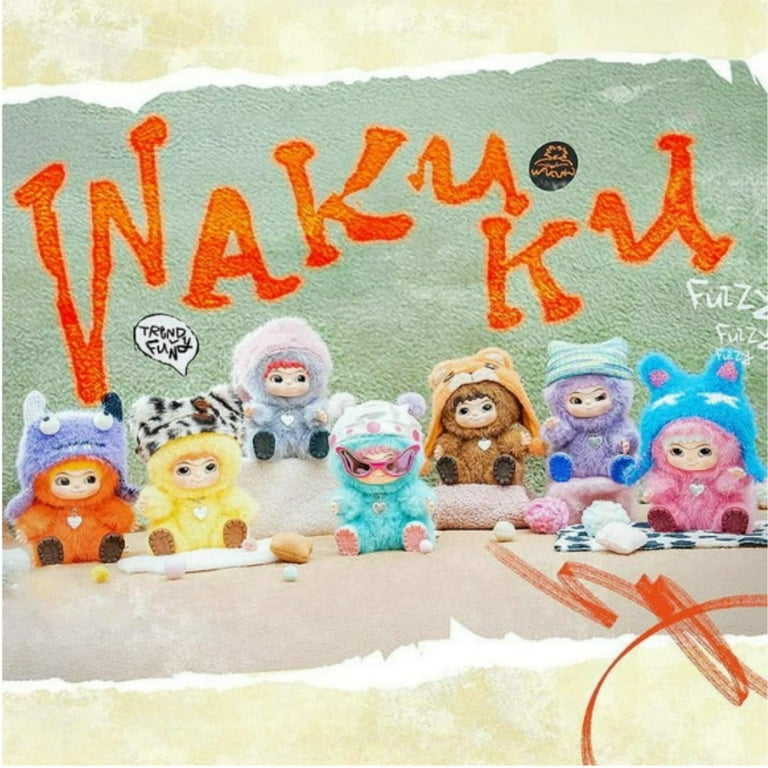 WAKUKU Fuzzy Trendy Fun Party Series Blind Box Plush Dolls