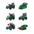 thumbnail image 4 of JOYIN STEM Building Toys for Kids, 6-in-1 Army Car Carrier Truck Toys Building Block Set, Engineering Building Bricks Robot Truck Vehicles Set, 4 of 5
