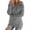 Gray, variant on Women's Fleece Sweaters Soft Long Sleeve Knit Tops Hoodies Fall Winter Pullover Hooded Sweater for Women