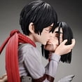 thumbnail image 1 of Attack on Giant Commander GK S, Kiss of Death, Hugging Head, Mikasa Ackerman Statue Model Box Set Handmade, 1 of 5