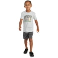 thumbnail image 3 of Adidas HALO BLUE Toddler Boys 2-pc. T-Shirt & Short Set, US 2T, 3 of 4