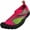 Fuchsia/Lime 2, variant on Norty Toddler Kid's Slip-On Water Shoes Aqua Socks for Beach & Pool Adventures
