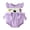 Purple, variant on My First Halloween Outfit Baby Girl Ghost Pumpkin Romper Newborn Infant Girl Flying Sleeve Onesie Bodysuit Clothes