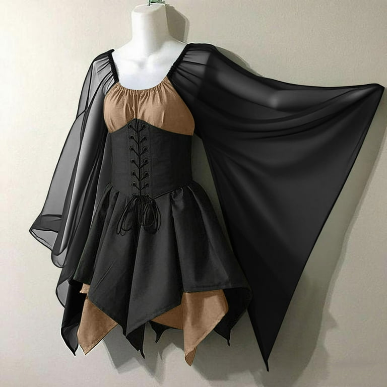 black batwing mini dress MIKUTA main image 1