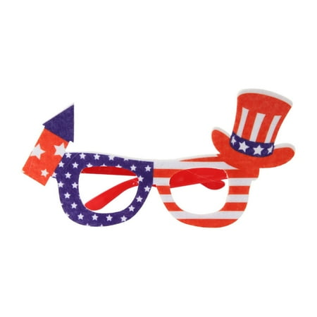 

TINYSOME Gnomes American Flag Glasses Independence Day Fun Party Eyewear Patriotic Party Decoration for Adults Kid Photo Props