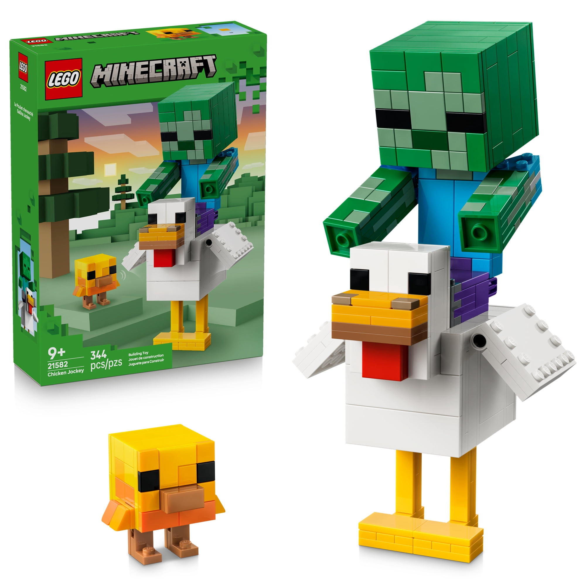 LEGO - Minecraft Chicken Jockey Building Toy 21582