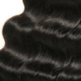 thumbnail image 6 of LELINTA Brazilian Virgin Hair Body Jet Black Wave/Silky 1 Bundles 12 14 16 18 20 Size/Inch,Total:100g Remy Human Hair Weaves 100% Unprocessed Hair Extensions Natural Color, 6 of 7