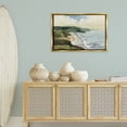 thumbnail image 3 of Stupell Industries Irish Coast Cliffs Landscape Painting Gold Floater Framed Canvas Art Print Wall Art, 31 x 21, 3 of 10
