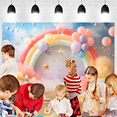thumbnail image 3 of 210X150cm European American Valentine's Day Backdrops Balloon Roses Heart Banner Photography Backdrops, C, 3 of 8