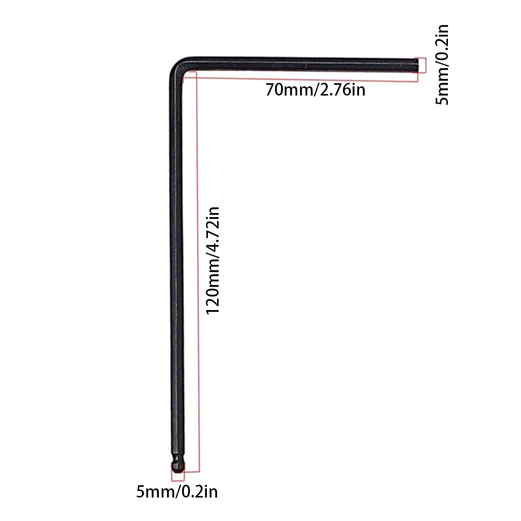 Langgg Guitar Truss Rod Adjustment Tool Ball End guitar ball end wrench
