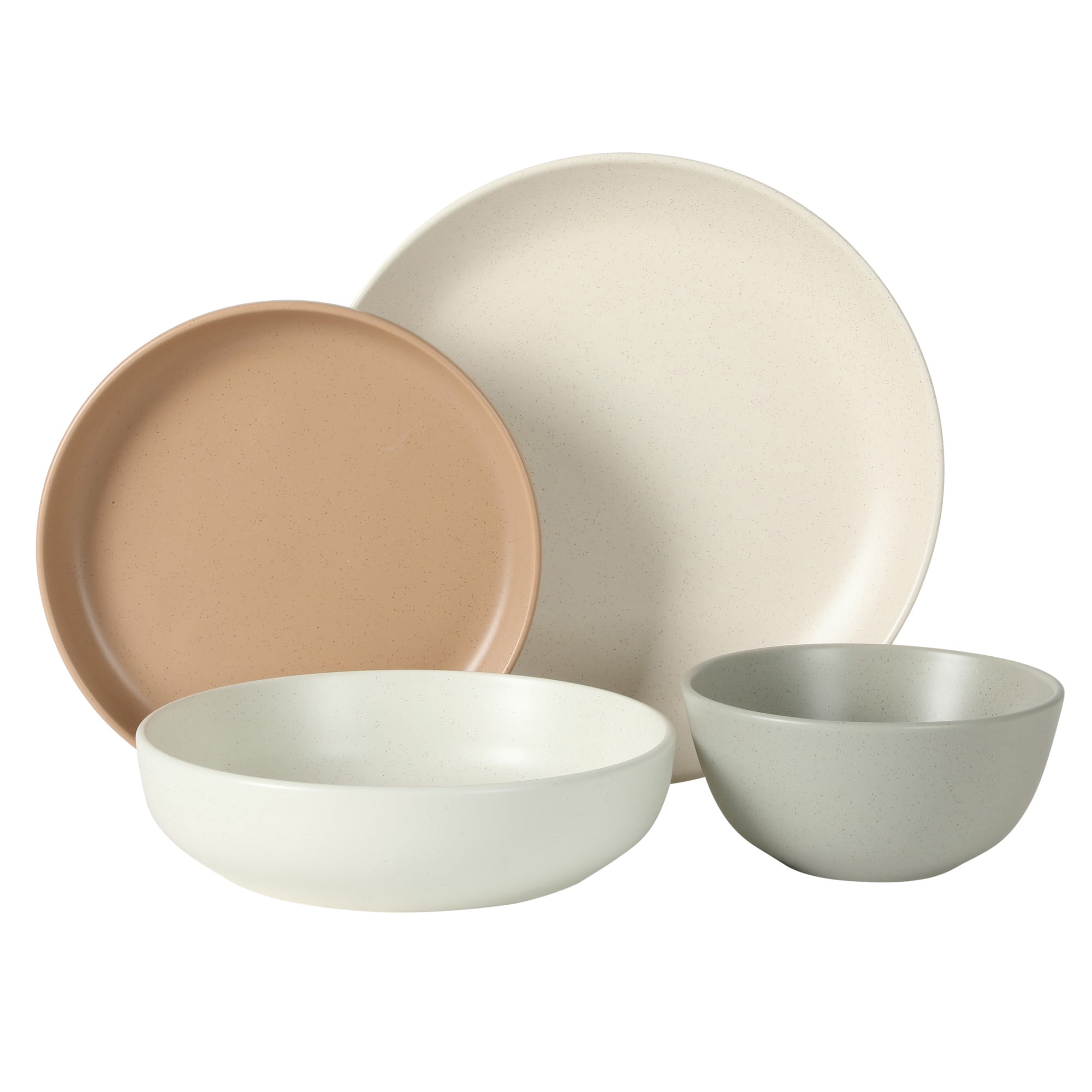 Gibson Elite Leeds Court 16-Piece Assorted Stoneware Dinnerware Set