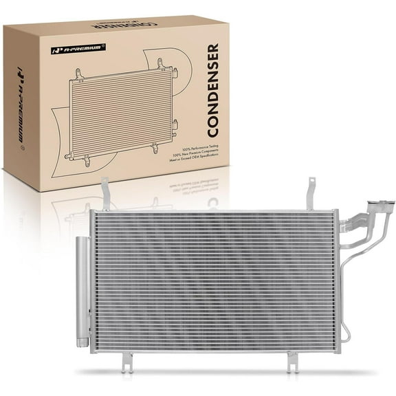 A-Premium Air Conditioning A/C Condenser Compatible with Nissan Pathfinder 2013-2019 & Infiniti QX60 2014-2018, JX35 2013, 2.5L 3.5L, Replace# 4201, 921003JA0E