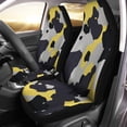 thumbnail image 2 of ABPHQTO Juego de 2 fundas de asiento de coche, protector de asientos delanteros de coche Universal de camuflaje colorido, apto para coche, SUV sedán, camión, 2 of 4