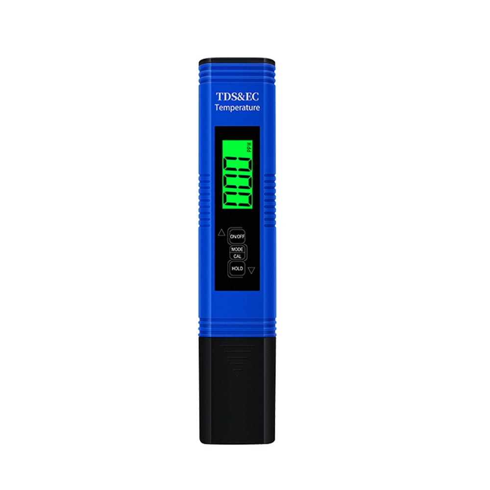 Blue EC-1 Water Quality Test Meter Digital Tool TDS&EC Temperature 0-9990 ppm 