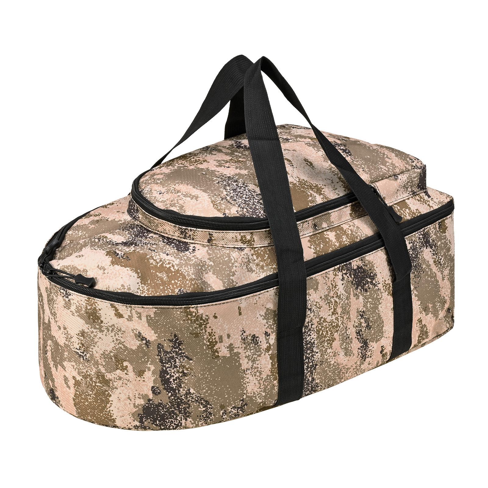 koolsoo Tackle Bag Accessories Fishing Gear Bag for Boat Backpacking Enthusiast Desert Color