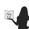 thumbnail image 5 of Let's Make Out Embroidered Small/Petite Accent Pillow Decor Decoration Accent Small/Petite Accent Pillow Square With Funny Saying Polka Dots For Bed Living Room Chair, 5 of 6