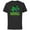Black, variant on Marvel Logo Hulk Four-Leaf Clovers Green St Patrick’s Day - Short Sleeve Cotton T-Shirt for Adults - Customized-Athletic Heather