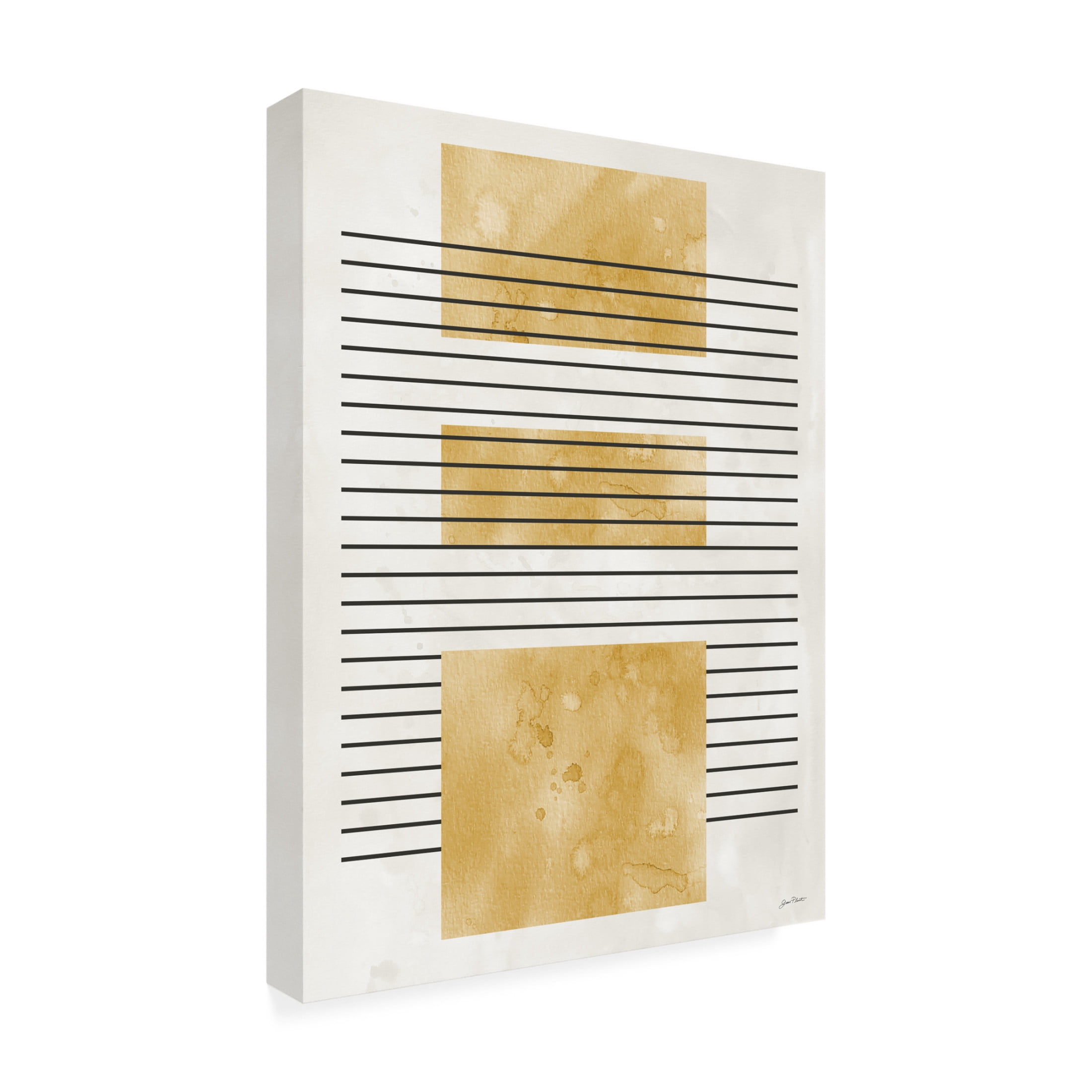 Canvas Wall Art - Jean Plout 'Mid Century Boho 3' Wall Art for Living Room, Bedroom, or Office Décor by Trademark Fine Art - 14 x 19 Inches