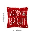 thumbnail image 3 of Christmas Tree Decorative Throw Pillow Covers 45x45cm Christmas Printed Pillow Cover Series Home Sofa Decoration Cushion Cover Bedroom Pillow Cover, 3 of 6