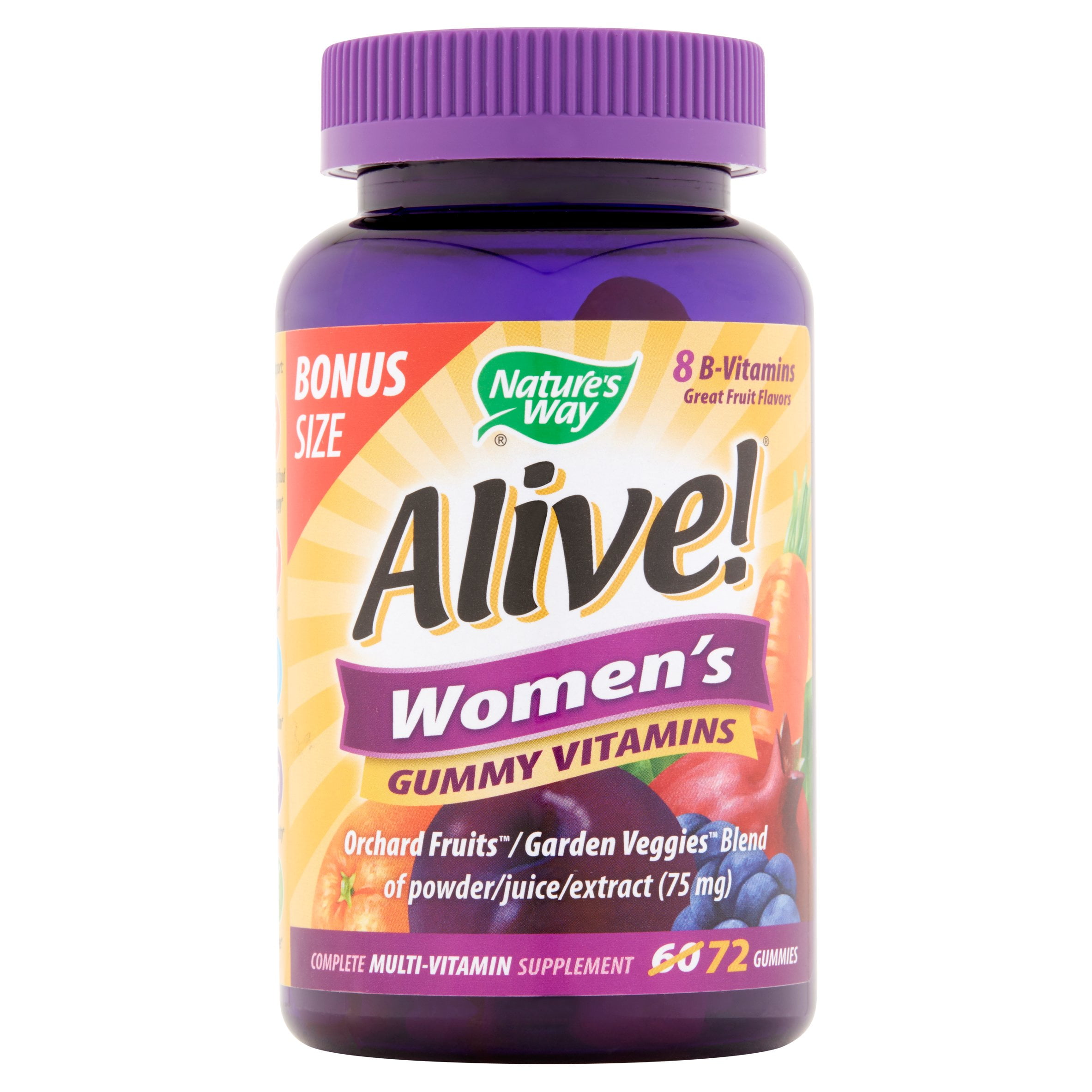 Alive! Women's Energy Gummy Multivitamin Bonus Size 72 count