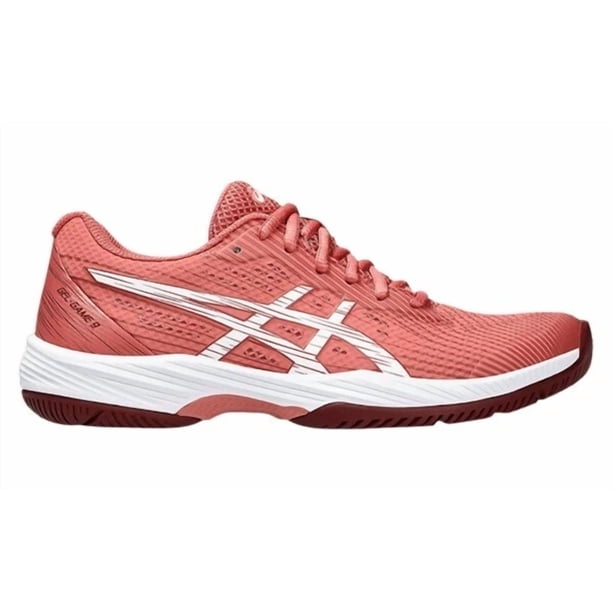 ASICS Women Gel Game 9 Running Shoes Light Garnet White US W 7 EU 38
