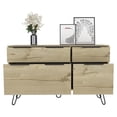 thumbnail image 3 of DeeHome Double Dresser Skyoner, Bedroom, Light Oak, 3 of 7