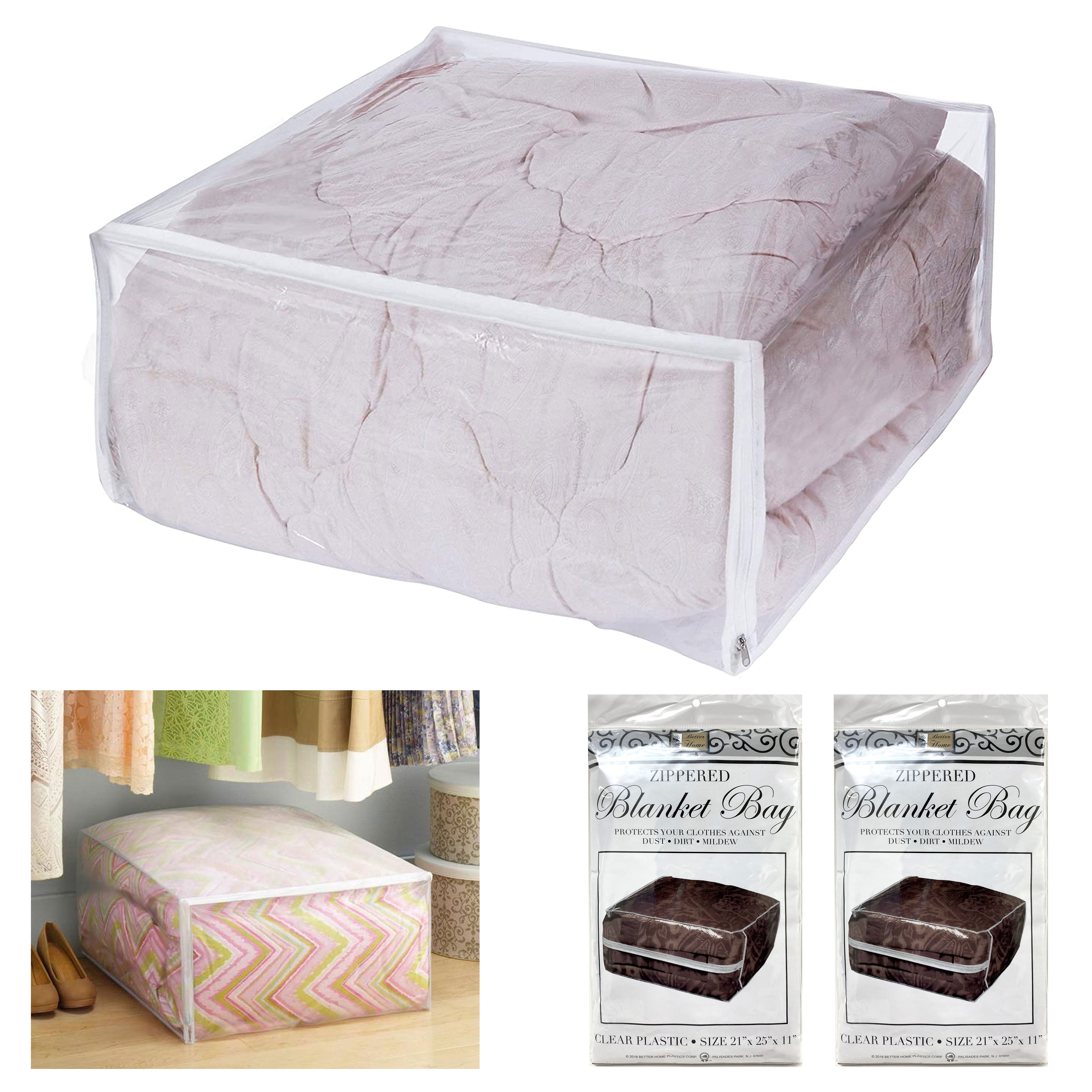 2 Large Blanket Bag Comforter Quilt Garment Clothes Storage 25