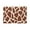 White zipper, variant on Giraffe Print Flat Accessory Pouch Animal Print Makeup Bag Cosmetic Bag