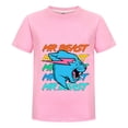 thumbnail image 1 of Ropa Infantil MrBeast Camiseta Niño Niña Verano Algodón Playera Casual Pantera Azul Moda Fan Regalo Estampado Juvenil Fresca, 1 of 4