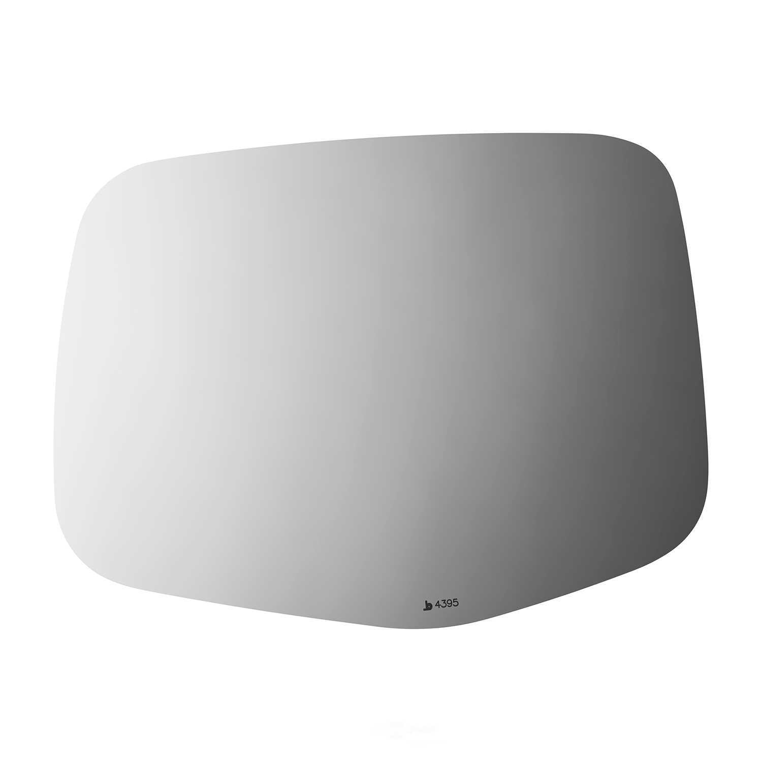 Burco Side View Mirror Replacement Glass - Clear Glass - 4395