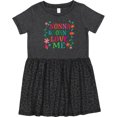 thumbnail image 3 of Inktastic Nonna and Nonno Love Me Girls Toddler Dress, 3 of 5