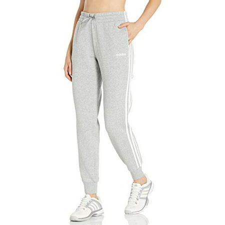 adidas Women's Essentials 3-Stripe Cotton Fleece Jogger Pants