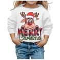 thumbnail image 4 of BOOMNY Christmas Infants Baby Boys Sweatshirts Xmas Deer Embroidery Sweatshirt For Boys Long Sleeve Warm Fall Winter Pullover Tops, 4 of 5