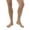 Beige, variant on JOBST Relief Compression Stockings 30-40 mmHg Petite Knee High Silicone Dot Band Closed Toe, Medium / Beige