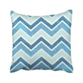 thumbnail image 1 of BSDHOME Geometric Chevron Pattern In Blue Herringbone Abstract Birthday Day Old Retro Scratched Pillowcase Throw Pillow Cover 16x16 inches, 1 of 1