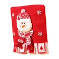 thumbnail image 2 of Nomeni Protection de Meubles Chaise de Noël Chapeau de Père Noël Rouge Housses de Chaise de Noël pour Table de Restaurant de Noël Décoration de Vacances, 2 of 4