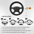 thumbnail image 3 of XMXT Cute Cosmic Hand Painting Steering Wheel Cover, Elastic Non-Slip Universal Fit Car Decor Accessories Protector for Auto SUV Trucks, 3 of 8