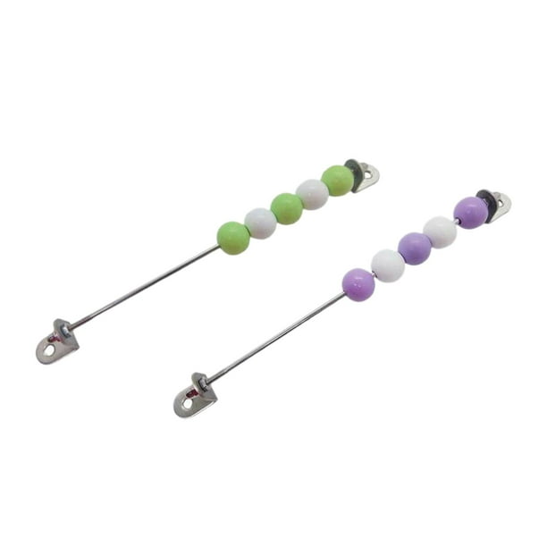 Tablero sensorial de 2 piezas con cuentas, juguete práctico para desarrollar habilidades sensoriales. violeta verde