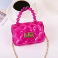 thumbnail image 1 of Bolso Jelly para mujer, bolso de perlas diagonal portátil, bolso de hombro con cadena Sincero Hogar, 1 of 1