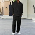 thumbnail image 2 of Long Sleeved Long Pants Two-piece Sports And Leisure Men's Suit, 2 of 5