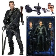 Terminator T-800 & T-1000 Endoskeleton Action Figure - 6" Scale Movie Collectible (Battle Damaged Version)