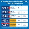 Walmart Family Mobile BLU View 3, 32GB, Blue- Prepaid Smartphone